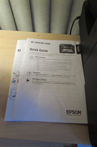 EPSON WORKFORCE INKJET PRINTER/SCANNER