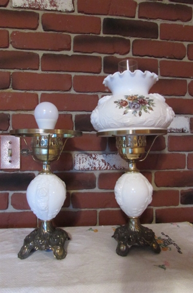 VINTAGE ELECTRIC HURRICANE LAMPS