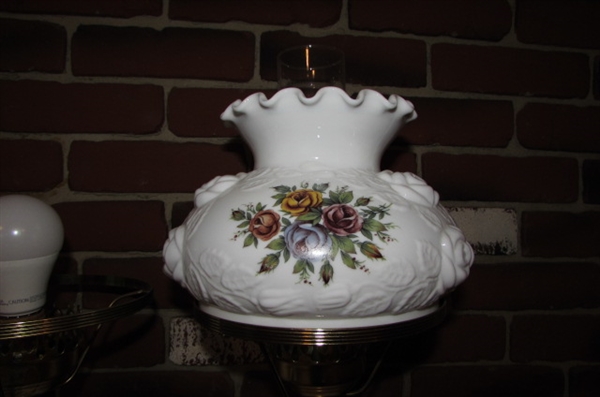 VINTAGE ELECTRIC HURRICANE LAMPS
