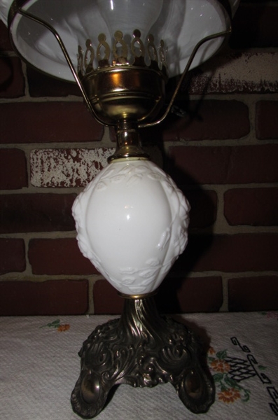 VINTAGE ELECTRIC HURRICANE LAMPS