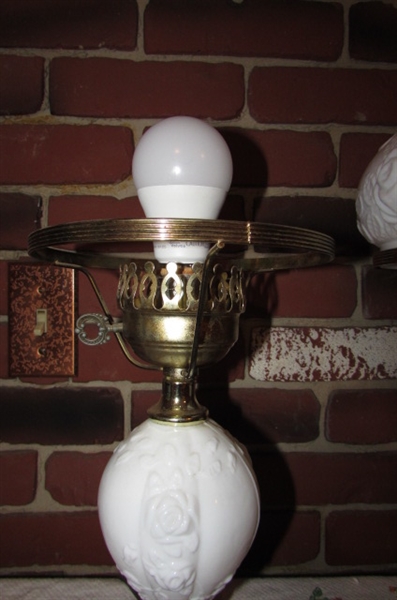VINTAGE ELECTRIC HURRICANE LAMPS