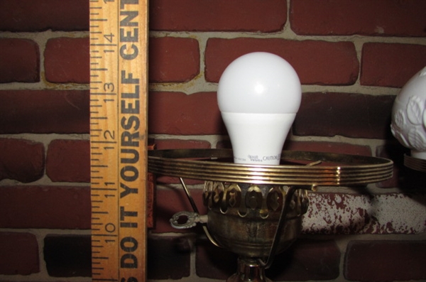 VINTAGE ELECTRIC HURRICANE LAMPS