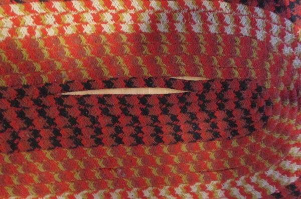 PAIR OF BRAIDED RUGS