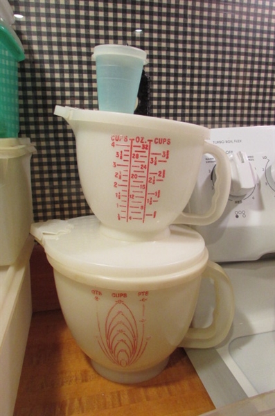 TUPPERWARE & RUBBERMAID STORAGE CONTAINERS AND MORE