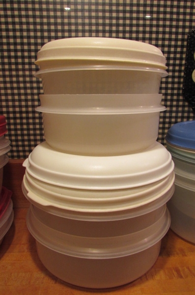 TUPPERWARE & RUBBERMAID STORAGE CONTAINERS AND MORE