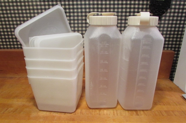 TUPPERWARE & RUBBERMAID STORAGE CONTAINERS AND MORE