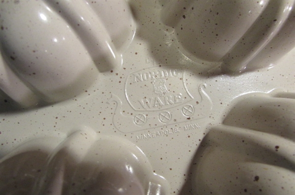 COOKIE SHEETS, PIE TINS, STONEWARE LOAF PANS & MORE