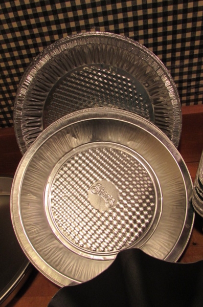 COOKIE SHEETS, PIE TINS, STONEWARE LOAF PANS & MORE