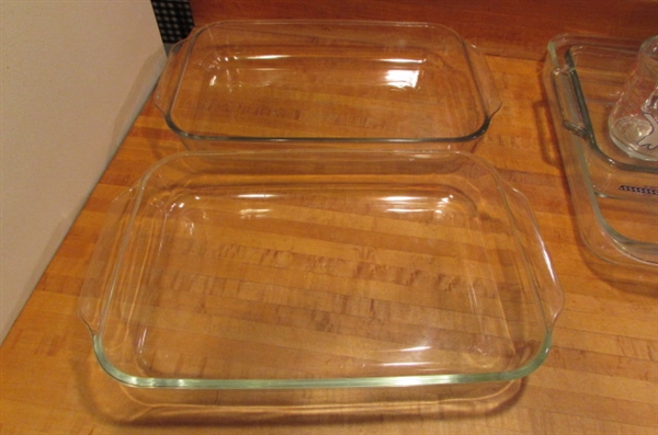 PYREX & ANCHOR BAKING DISHES