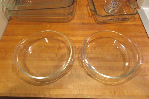 PYREX & ANCHOR BAKING DISHES