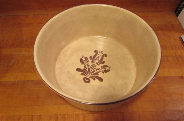 MCCOY MIXING BOWLS, PFALTZGRAFF CASSEROLE & MORE