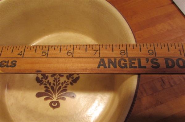 MCCOY MIXING BOWLS, PFALTZGRAFF CASSEROLE & MORE