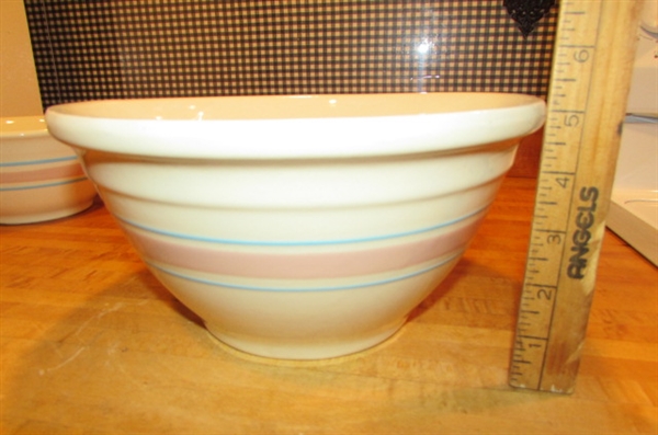 MCCOY MIXING BOWLS, PFALTZGRAFF CASSEROLE & MORE