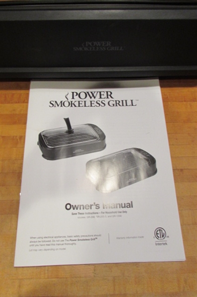 POWER SMOKELESS GRILL