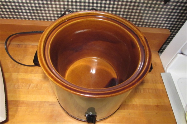 RIVAL ICE CRUSHER, CROCK POT & CUISINART FOOD PROCESSOR