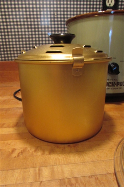 RIVAL ICE CRUSHER, CROCK POT & CUISINART FOOD PROCESSOR