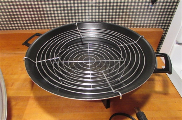 WEST BEND ELECTRIC WOK & MICROWAVE RICE COOKER