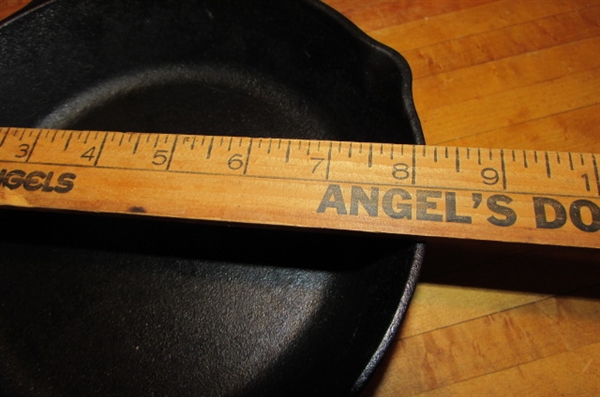 2 CAST IRON SKILLETS