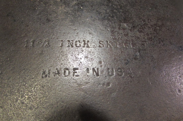 2 CAST IRON SKILLETS