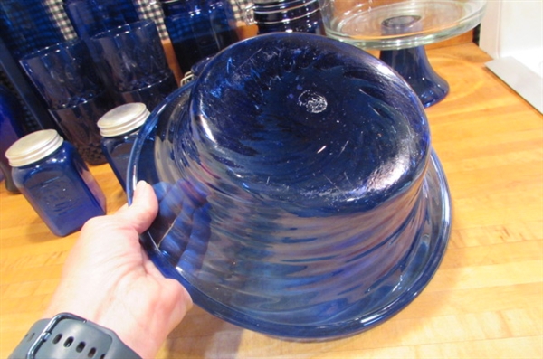 COBALT GLASS KITCHENWARE