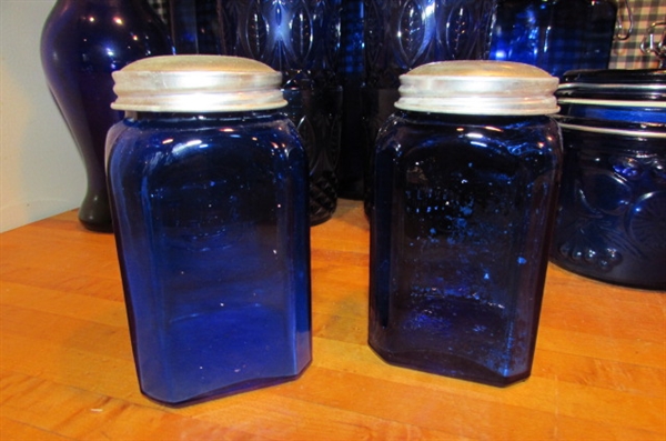 COBALT GLASS KITCHENWARE