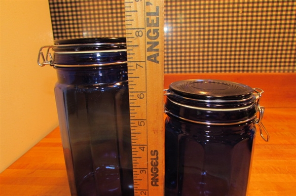 COBALT GLASS KITCHENWARE