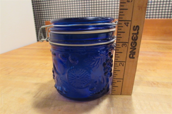 COBALT GLASS KITCHENWARE