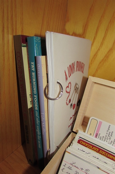 COOKING LEAFLETS, RECIPE CARDS, HOLDERS AND MORE