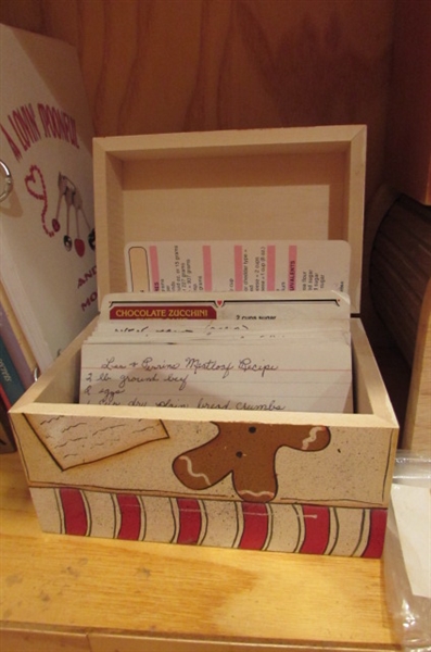 COOKING LEAFLETS, RECIPE CARDS, HOLDERS AND MORE