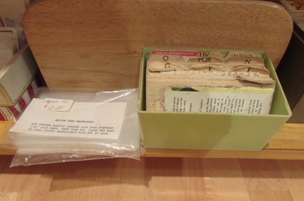 COOKING LEAFLETS, RECIPE CARDS, HOLDERS AND MORE