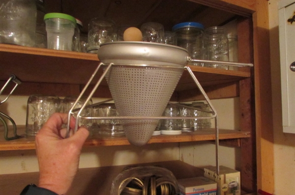 LARGE LOT OF CANNING JARS, LIDS, RINGS & MORE