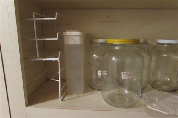 PAPER PRODUCTS & LARGE STORAGE JARS