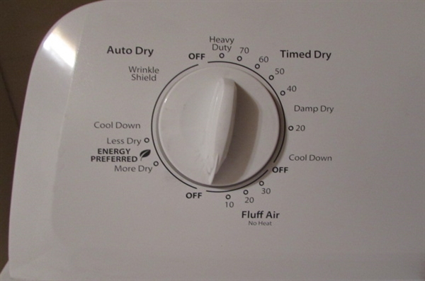 WHIRLPOOL LARGE CAPACITY DRYER