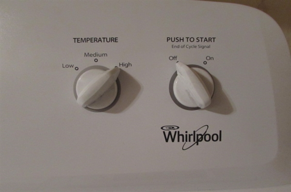 WHIRLPOOL LARGE CAPACITY DRYER