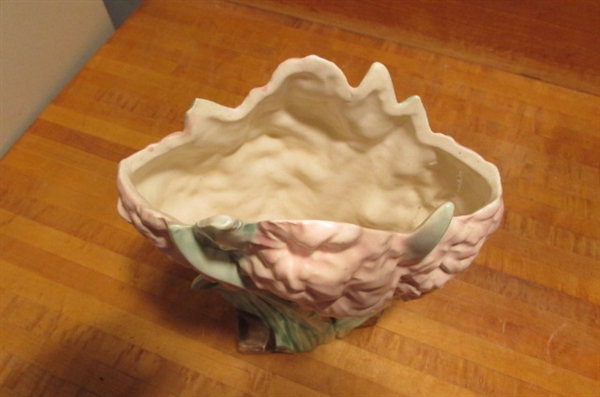 VINTAGE MCCOY VASES CHRYSANTHEMUM & HYACINTH