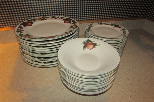 CADES COVE COLLECTION DINNER PLATES, SALAD/DESSERT PLATES & BOWLS