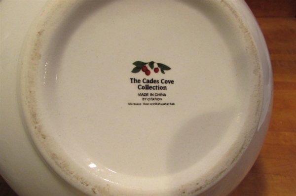 CADES COVE COLLECTION MIXING BOWLS & CASSEROLES