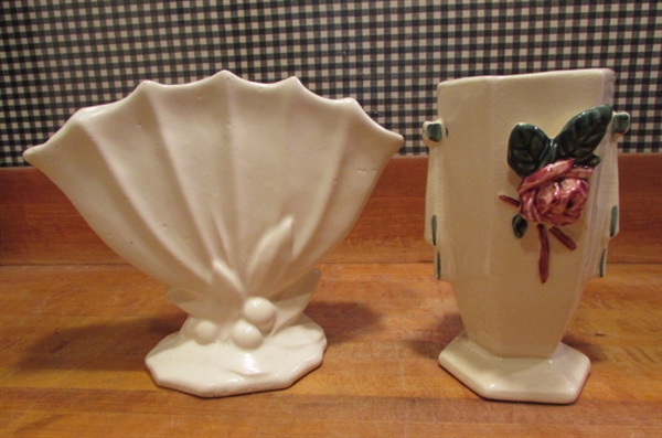 VINTAGE MCCOY VASES
