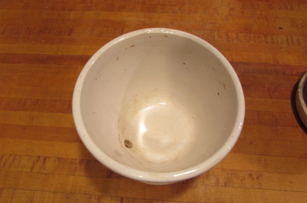 2 VINTAGE MCCOY JARDINIERE POTS