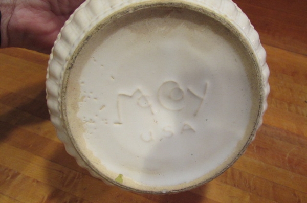 2 VINTAGE MCCOY JARDINIERE POTS