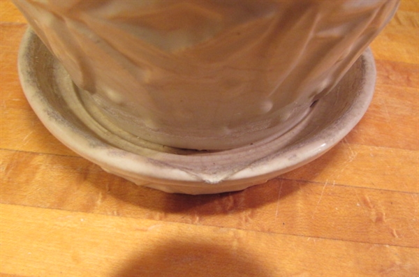 2 VINTAGE MCCOY JARDINIERE POTS