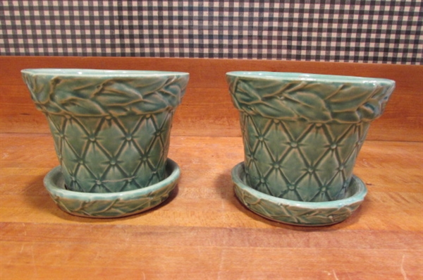 3 GREEN MCCOY PLANTERS