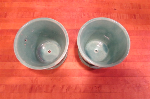 3 GREEN MCCOY PLANTERS