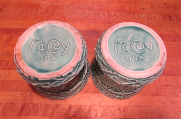 3 GREEN MCCOY PLANTERS