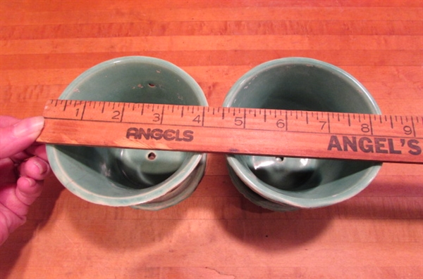 3 GREEN MCCOY PLANTERS
