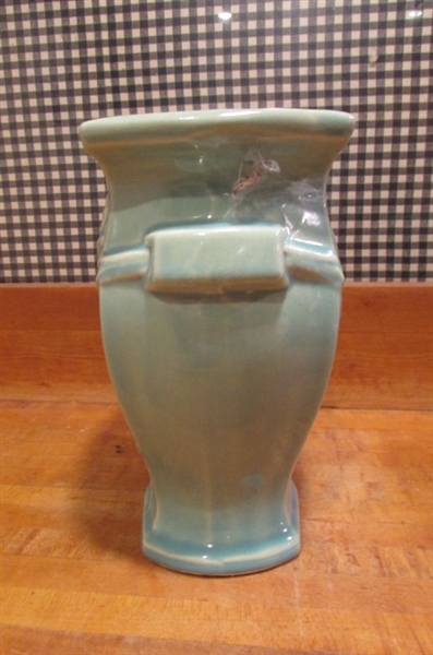 VINTAGE MCCOY CHRYSANTHEMUM VASE & PITCHER VASE