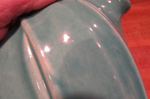 VINTAGE MCCOY CHRYSANTHEMUM VASE & PITCHER VASE