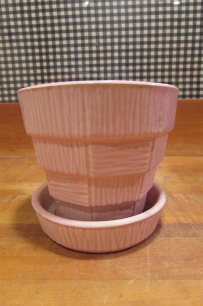 3 SMALL VINTAGE MCCOY PLANTERS