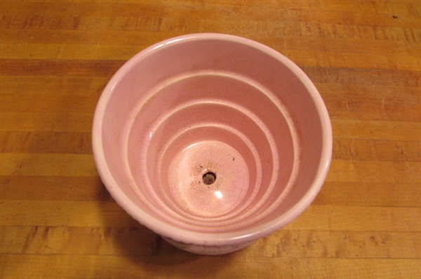 3 SMALL VINTAGE MCCOY PLANTERS