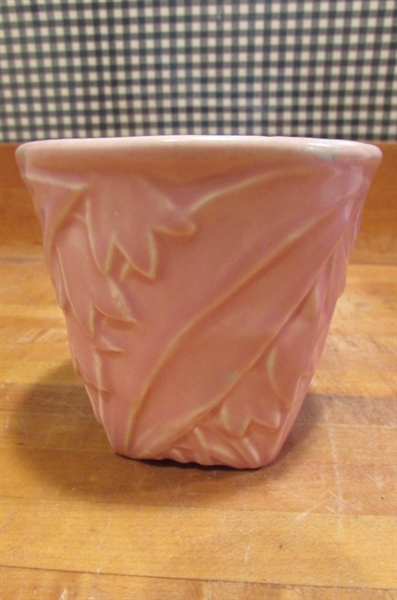 3 SMALL VINTAGE MCCOY PLANTERS